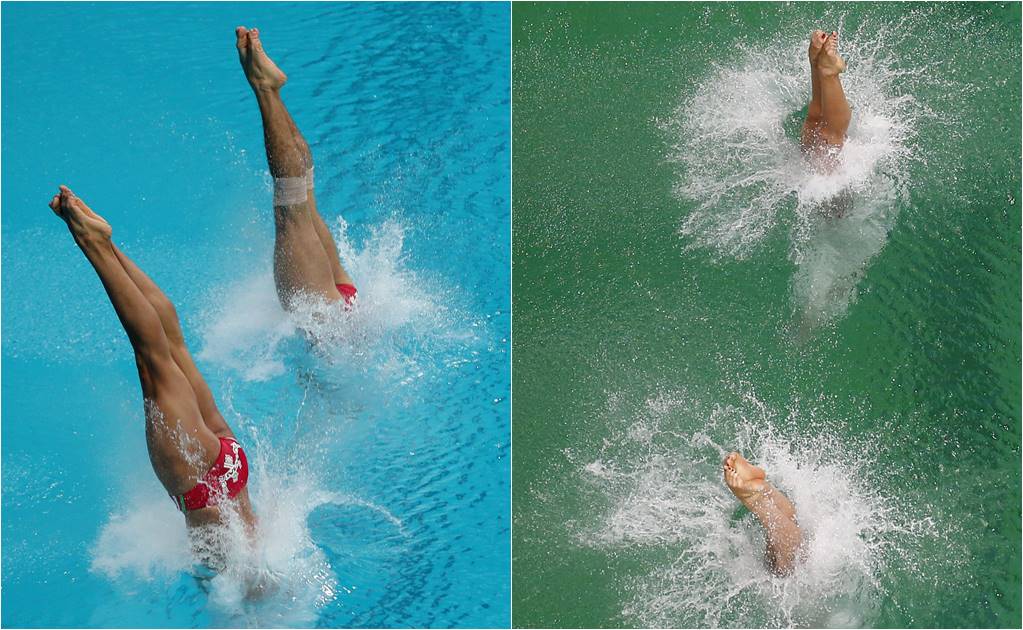 Río 2016: Agua de piscina de clavados se volvió verde; investigan causa