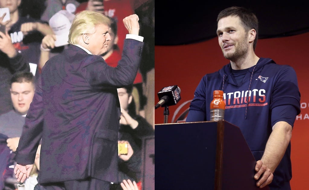 Tom Brady resta importancia a su relación con Donald Trump