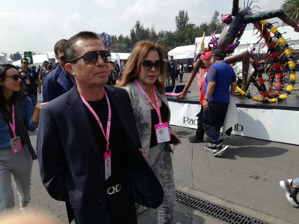 Los famosos que asistieron a la F1 en México este sábado