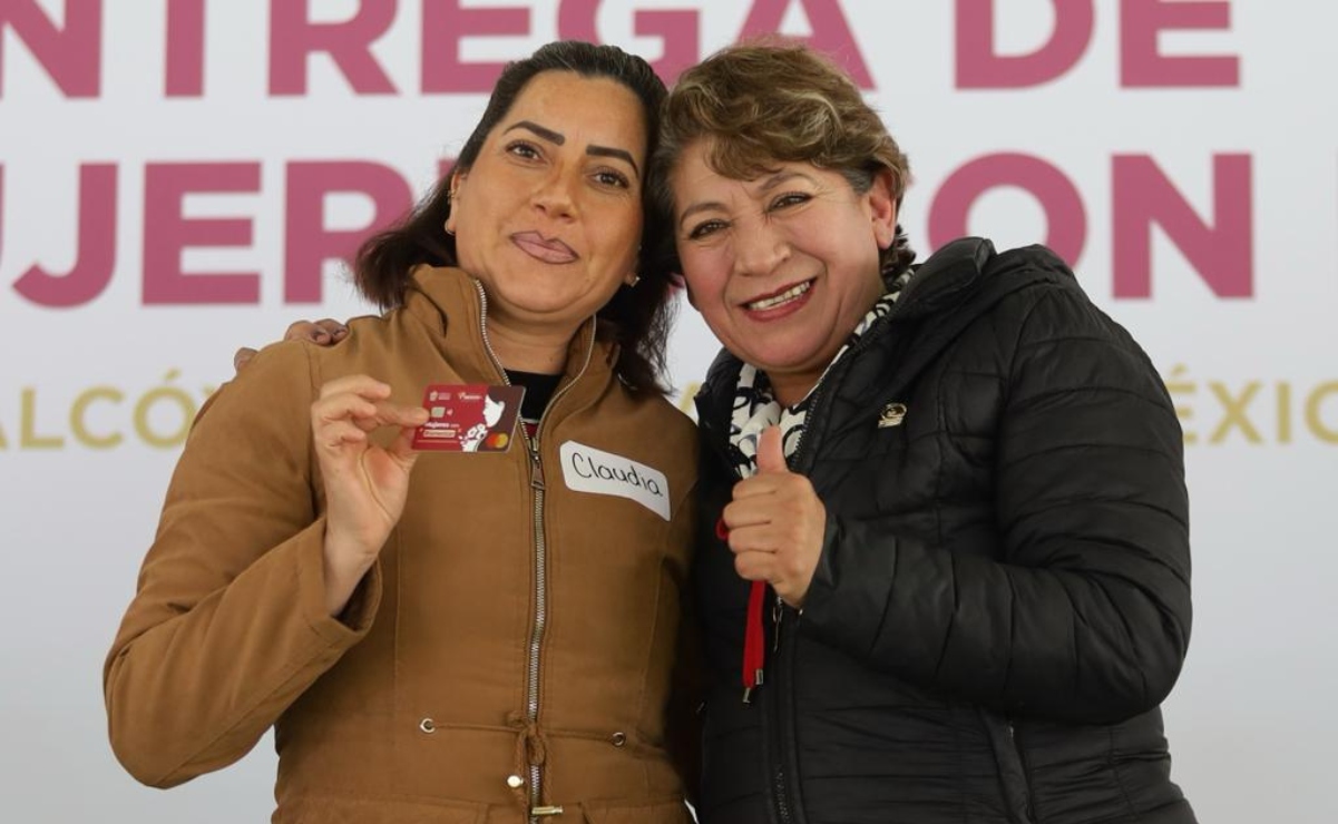 Delfina Gómez inicia entrega de tarjetas "Mujeres con Bienestar"; habrá 400 mil beneficiadas