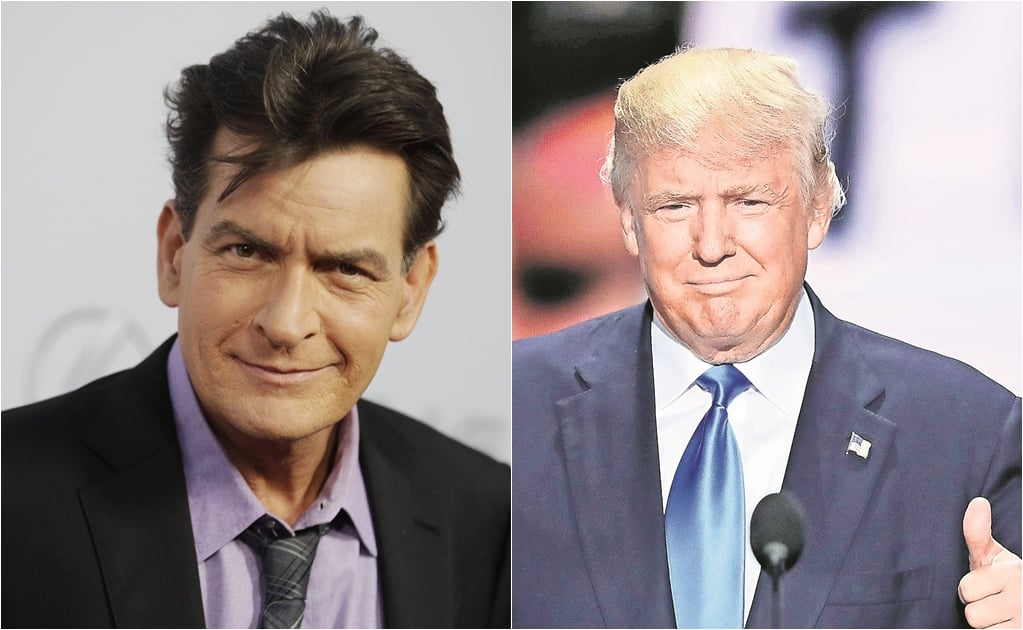 Charlie Sheen pide a Dios llevarse a Donald Trump