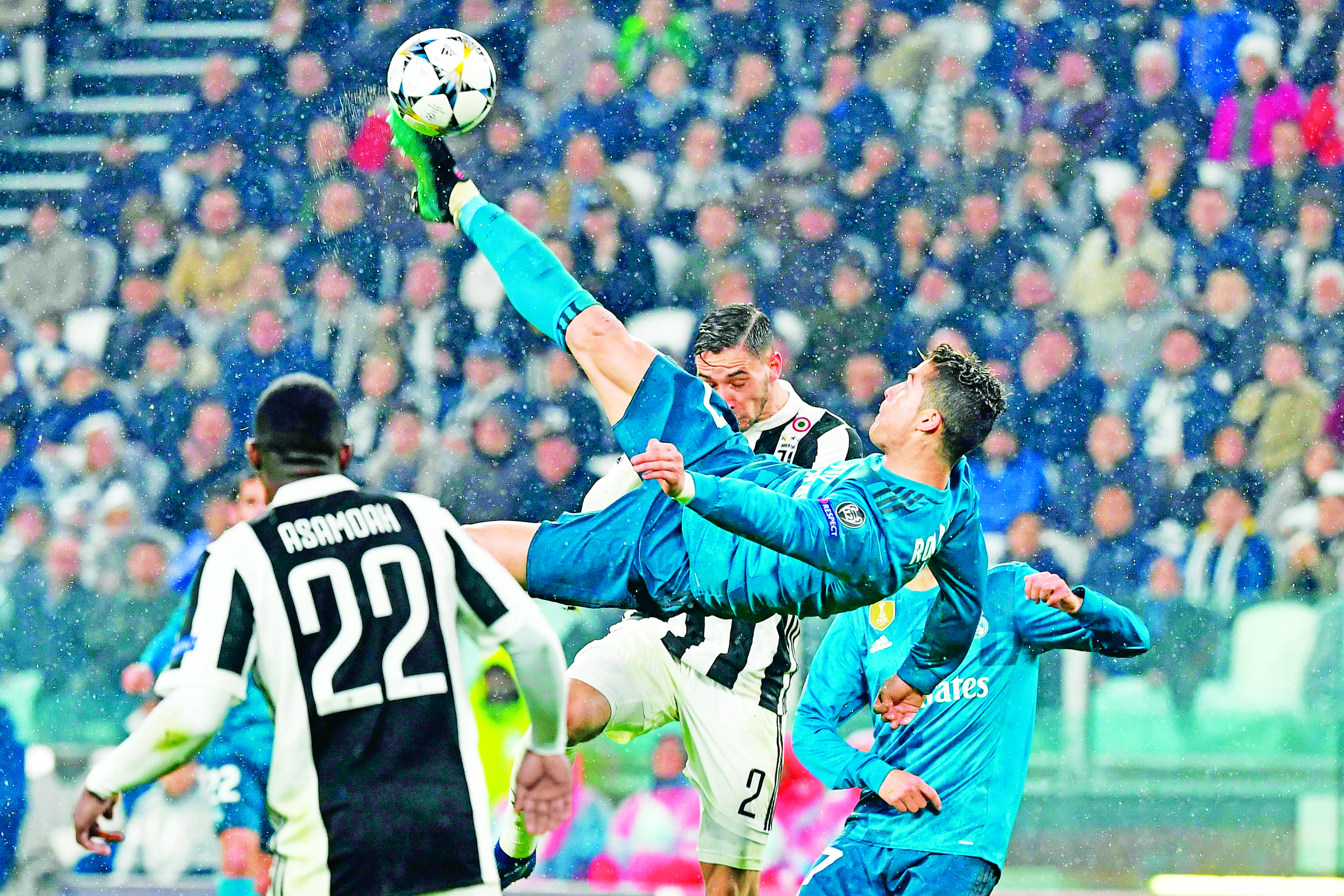 Gol de Cristiano a la Juventus, elegido como mejor gol de Europa