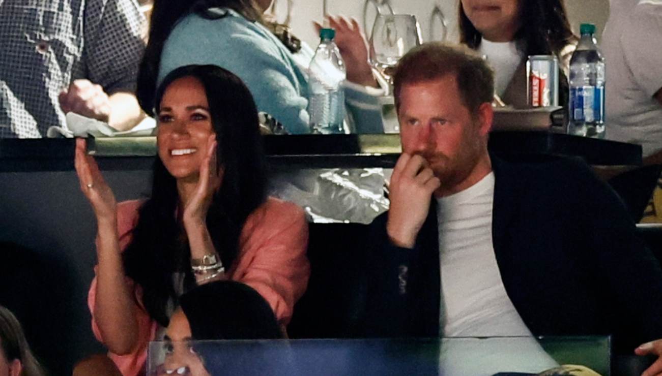 Meghan Markle aparece, con shorts y blazer, en un partido de los Lakers