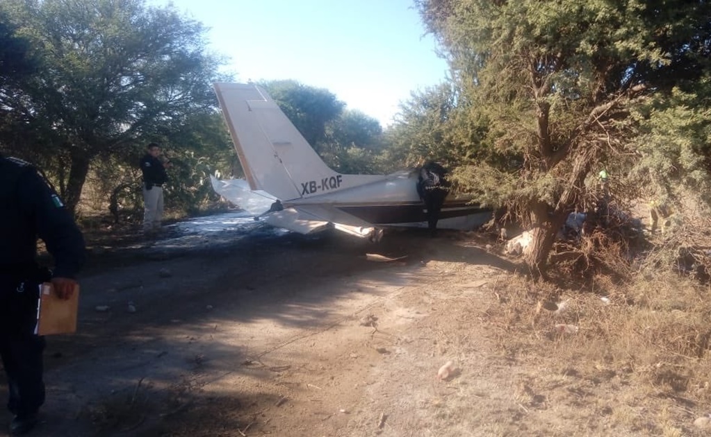 Cae avioneta en San Luis Potosí; habría un muerto