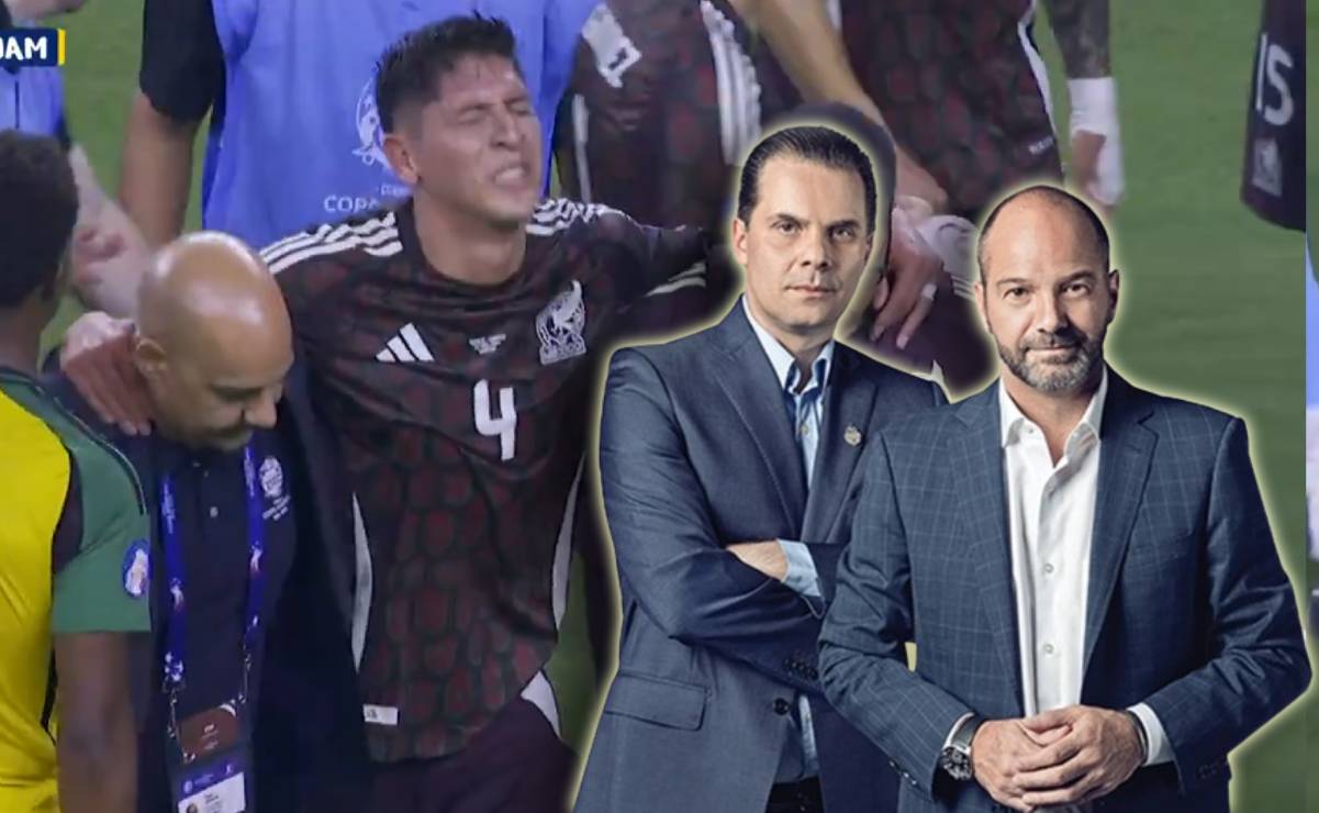 La épica reacción de Christian Martinoli y Luis García tras la lesión de Edson Álvarez