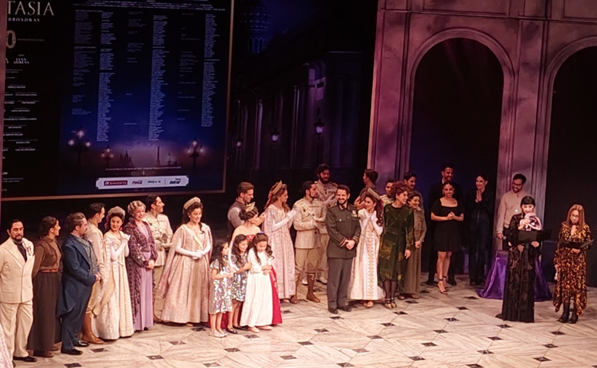 Susana Zabaleta celebra las 200 representaciones de "Anastasia", el musical