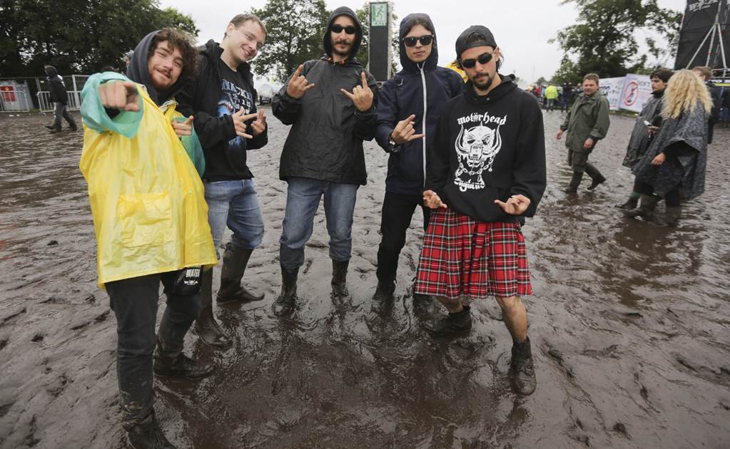 En medio de la lluvia, arranca el Wacken festival de metal