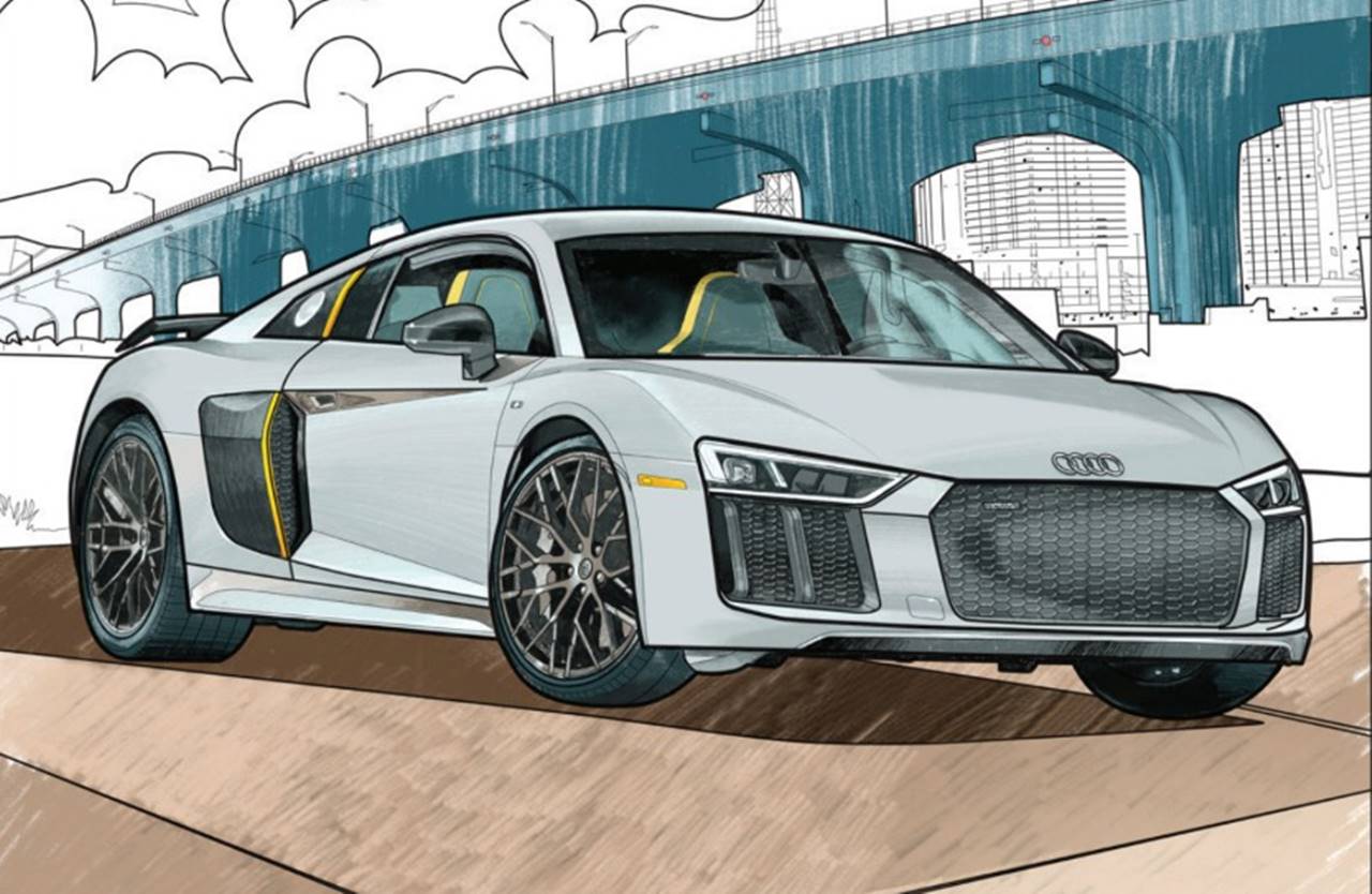 Audi lanza libro en PDF gratis para colorear