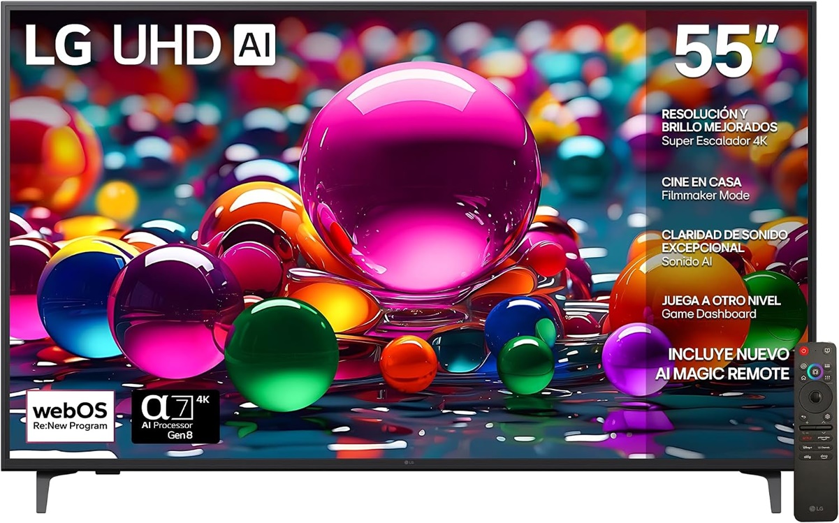 pantalla LG 4K de 55 pulgadas