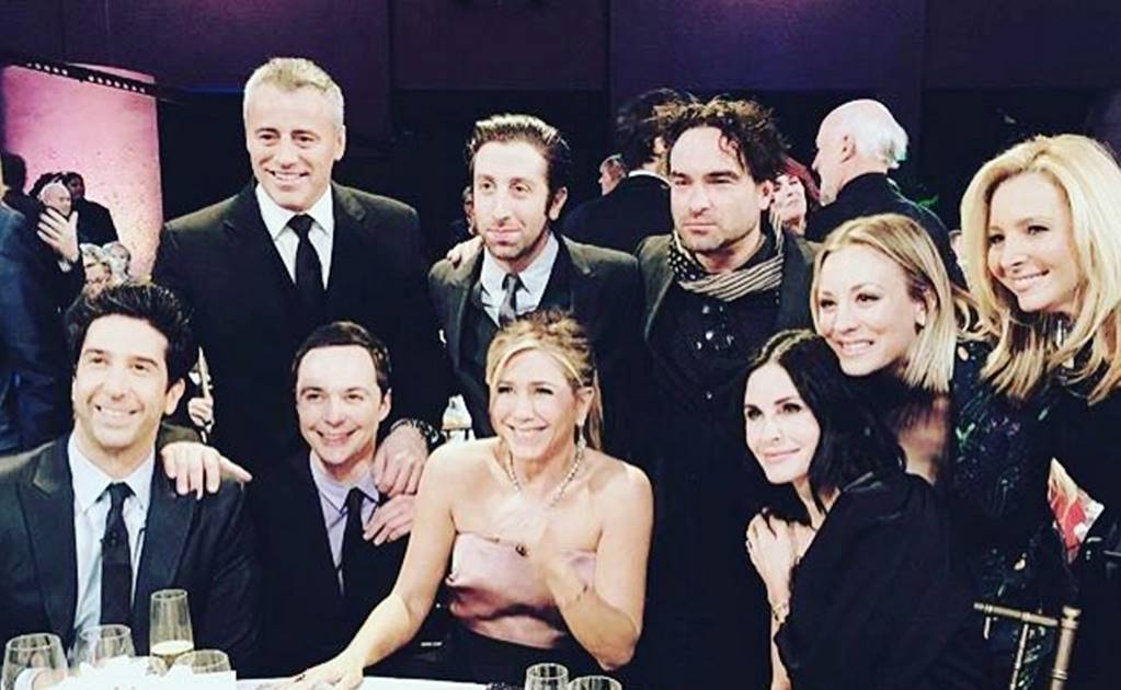 Se reúne elenco de "Friends" con "The Big Bang Theory"