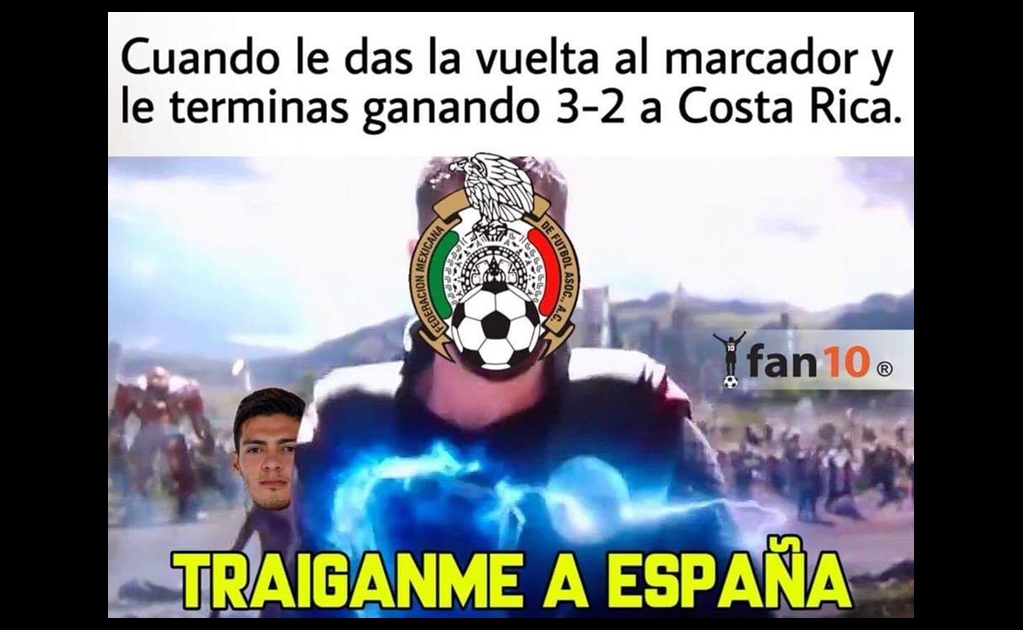 Memes del Triunfo de la Selección Mexicana ante Costa Rica 