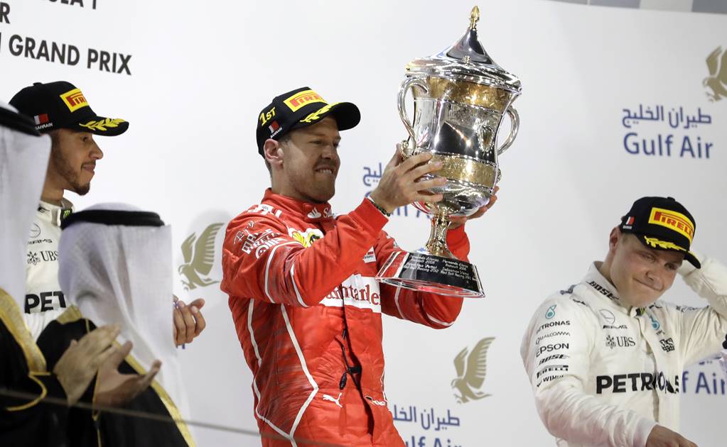 Vettel logra su segundo triunfo en el GP de Bahrein