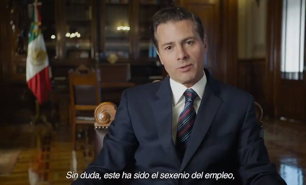 Sin duda este ha sido el sexenio del empleo: Peña Nieto