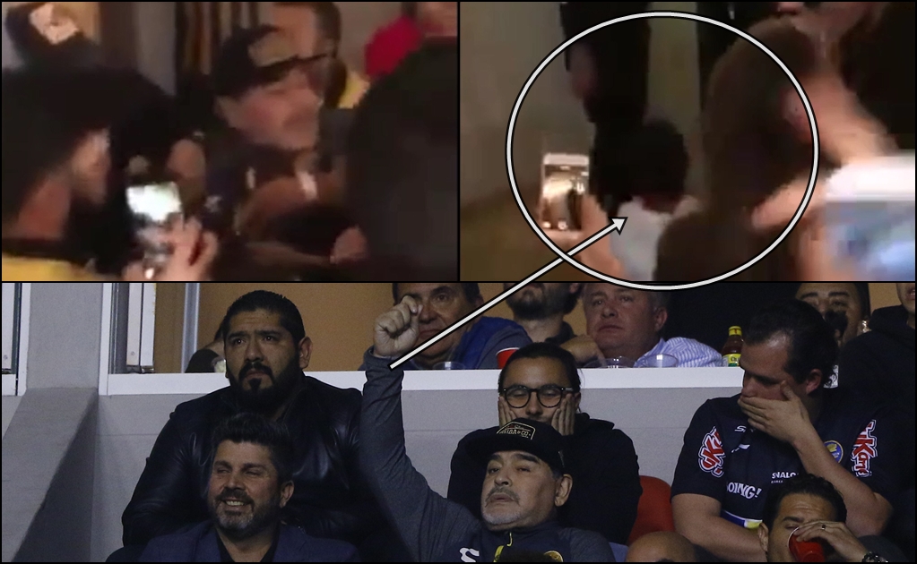 Exponen a menor de edad en la trifulca de Maradona