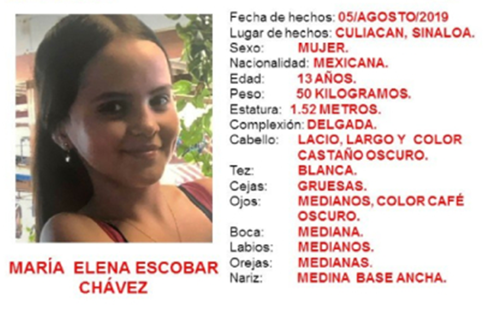 Activan Alerta Amber para localizar a dos niñas en Sinaloa