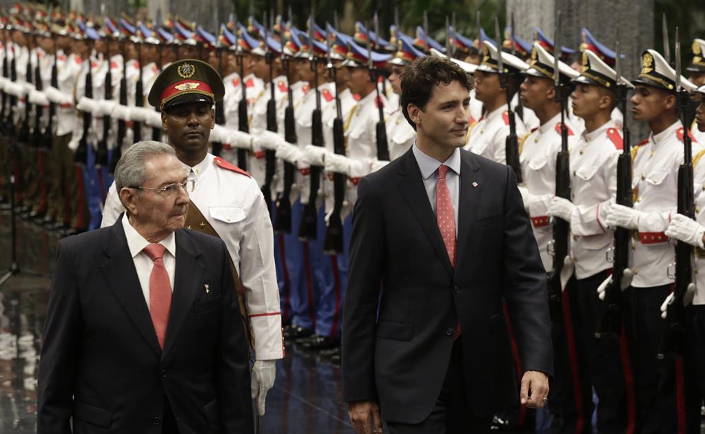 Justin Trudeau viaja a Cuba para estrechar lazos diplomáticos 