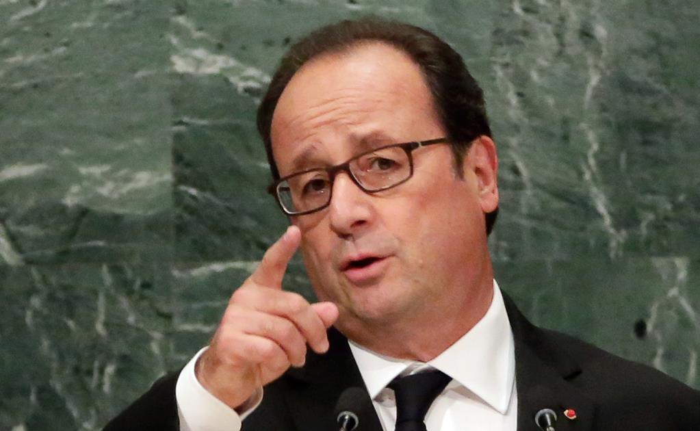 "¡Ya basta!", dice Hollande sobre la guerra en Siria 