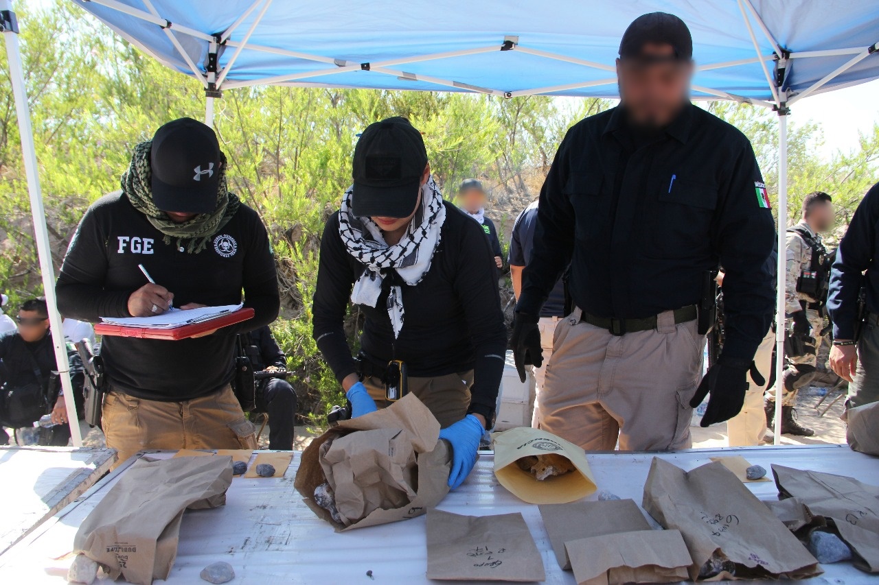 Tras operativo hallan 199 restos óseos en Valle de Juárez