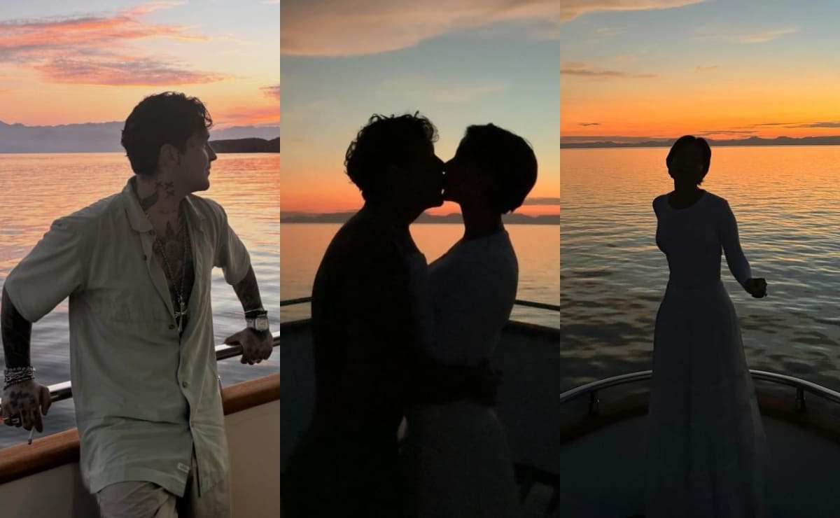 Christian Nodal y Ángela Aguilar, las mejores fotos de su luna de miel