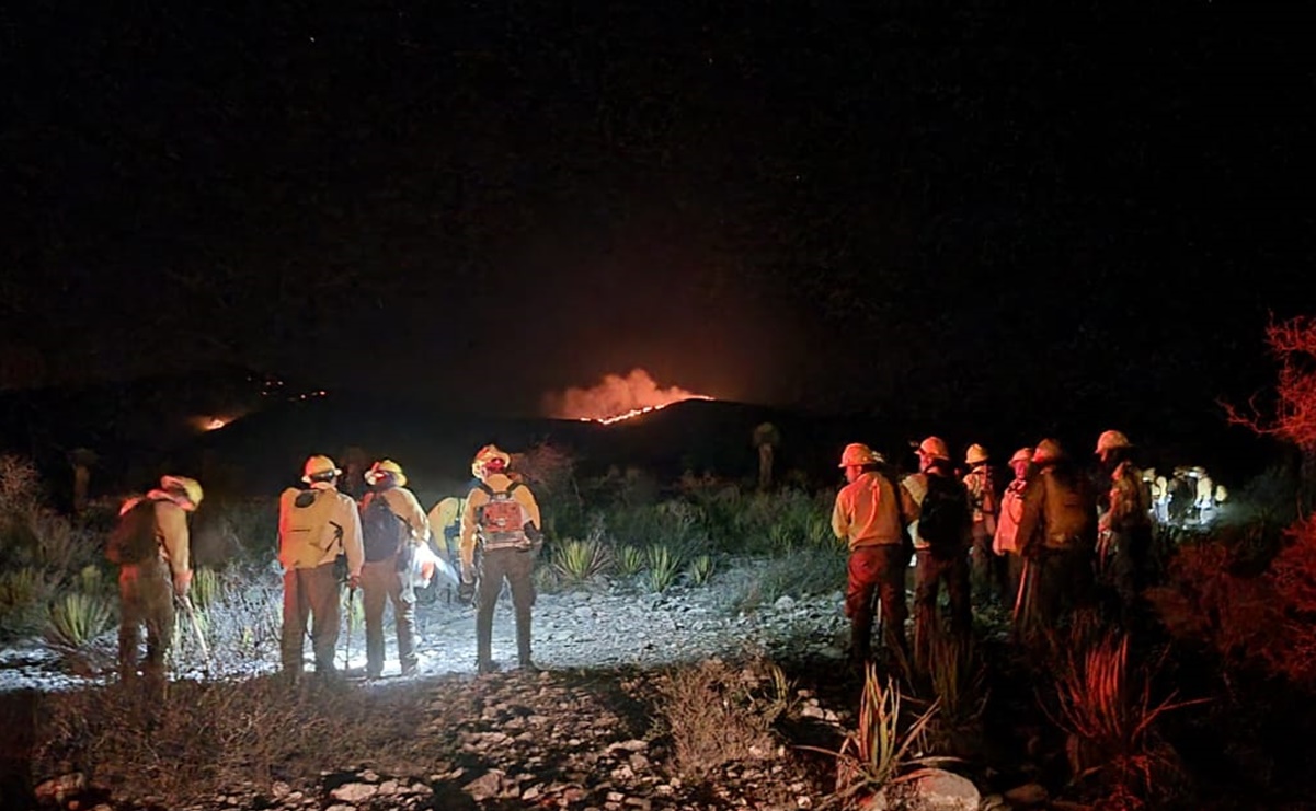 Asciende a 250 hectáreas afectadas por incendio forestal en el sur de Nuevo León