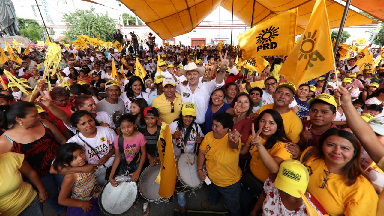 Promete candidato Gayosso pensión de mil 200 pesos para adultos mayores en Morelos