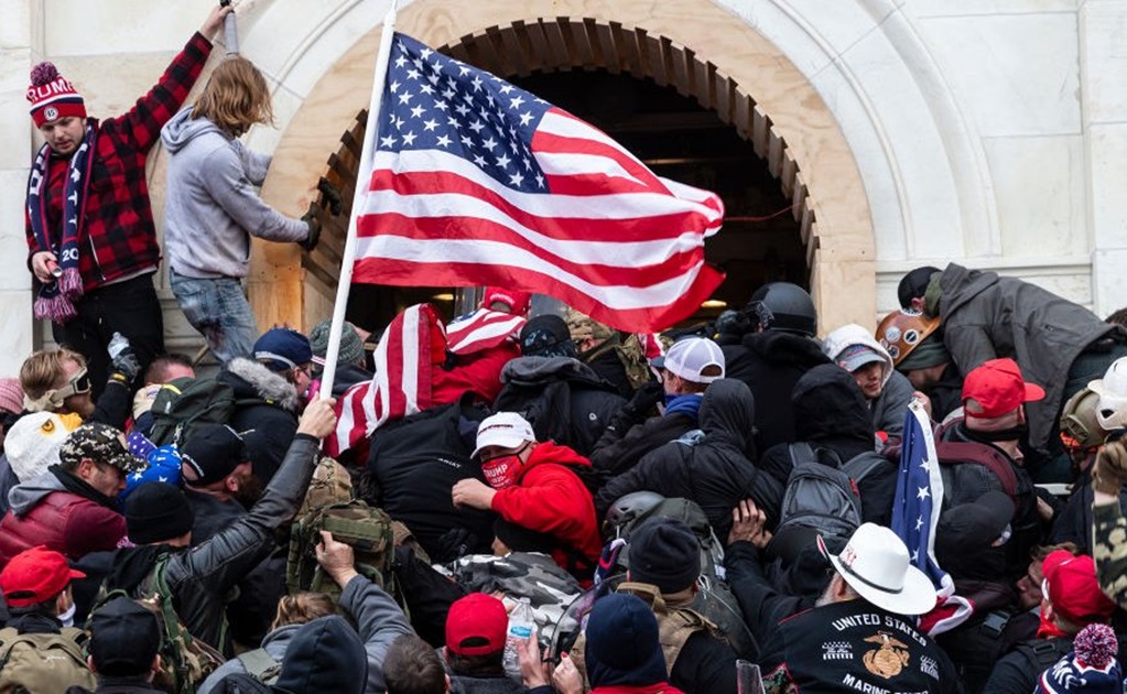 A dos años de su ataque, así se vio la invasión al Congreso de EU por los seguidores de Trump