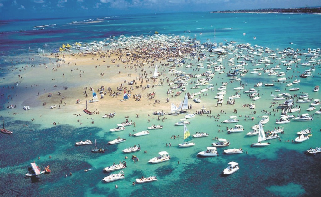 La playa que aparece y desaparece