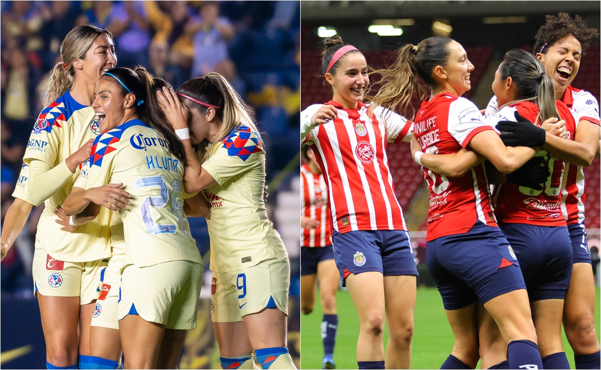 Liga MX Femenil: América y Chivas se enfrentarán en la Liguilla del Clausura 2024