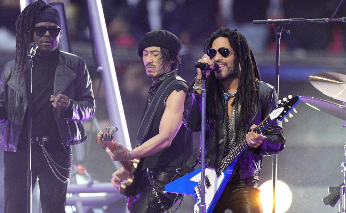 Lenny Kravitz recrea una discoteca al aire libre entre rock y fuego 