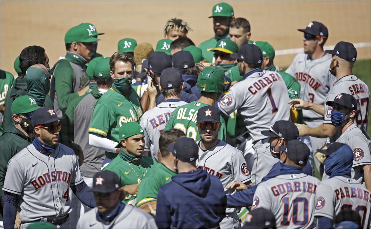 Mexicano de los Astros provoca la primera pelea de Grandes Ligas este año