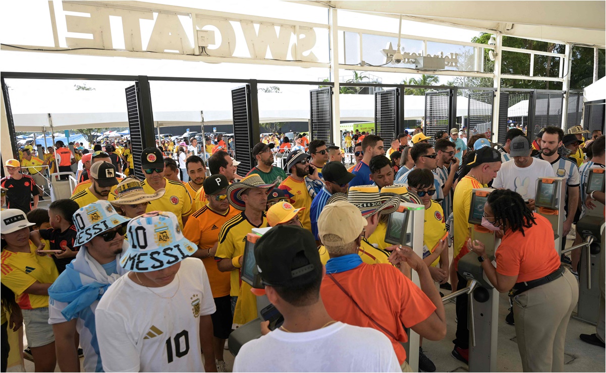 Copa América: La final entre Argentina y Colombia se retrasa media hora por incidentes en los accesos al estadio