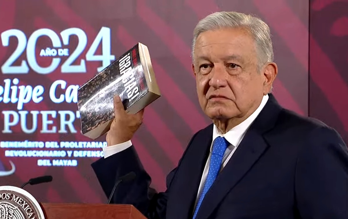 “Triunfó la libertad, perdió la censura”: AMLO tras rechazo del TEPJF de prohibir su libro “¡Gracias!”