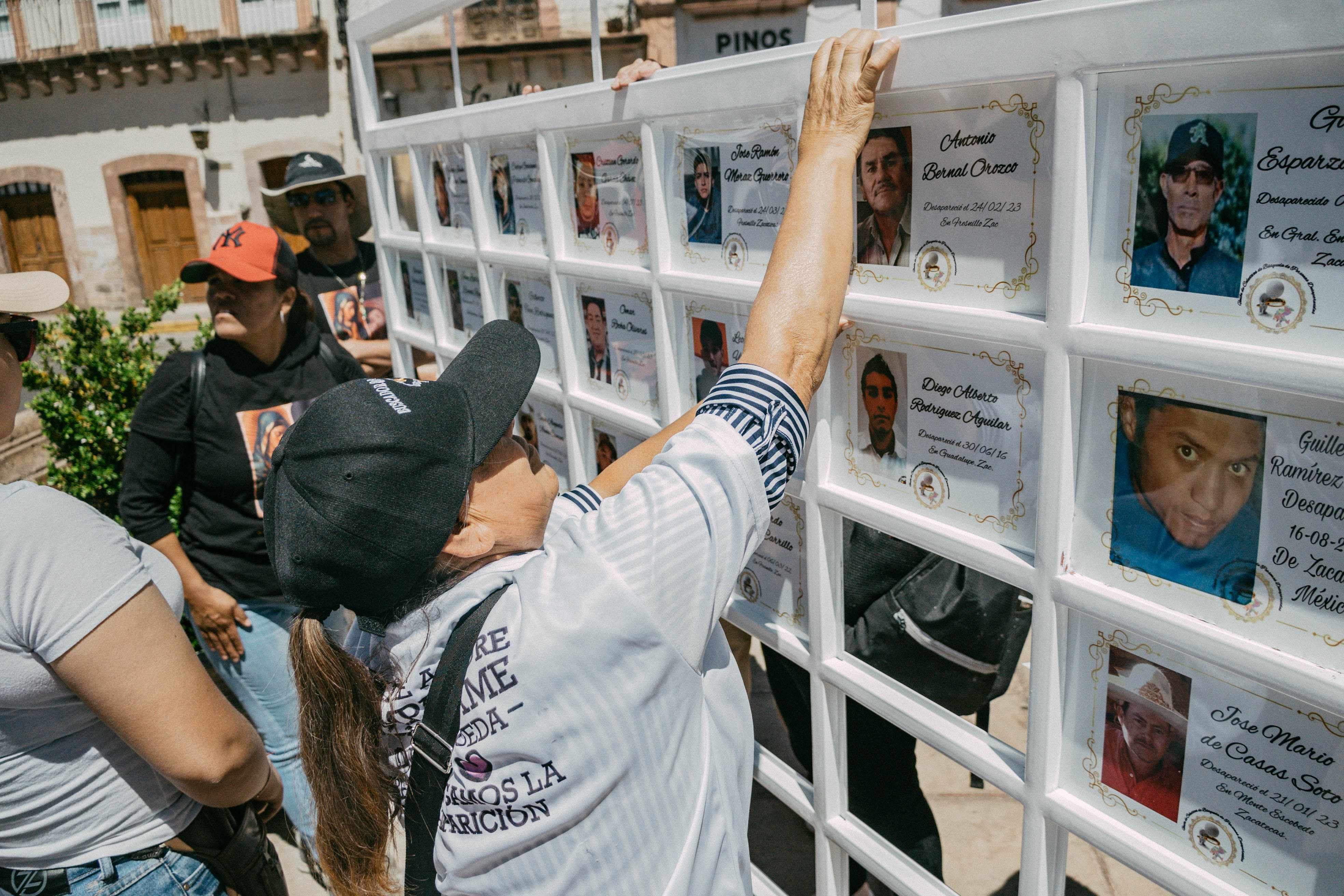 Colocan memorial de personas desaparecidas en Zacatecas