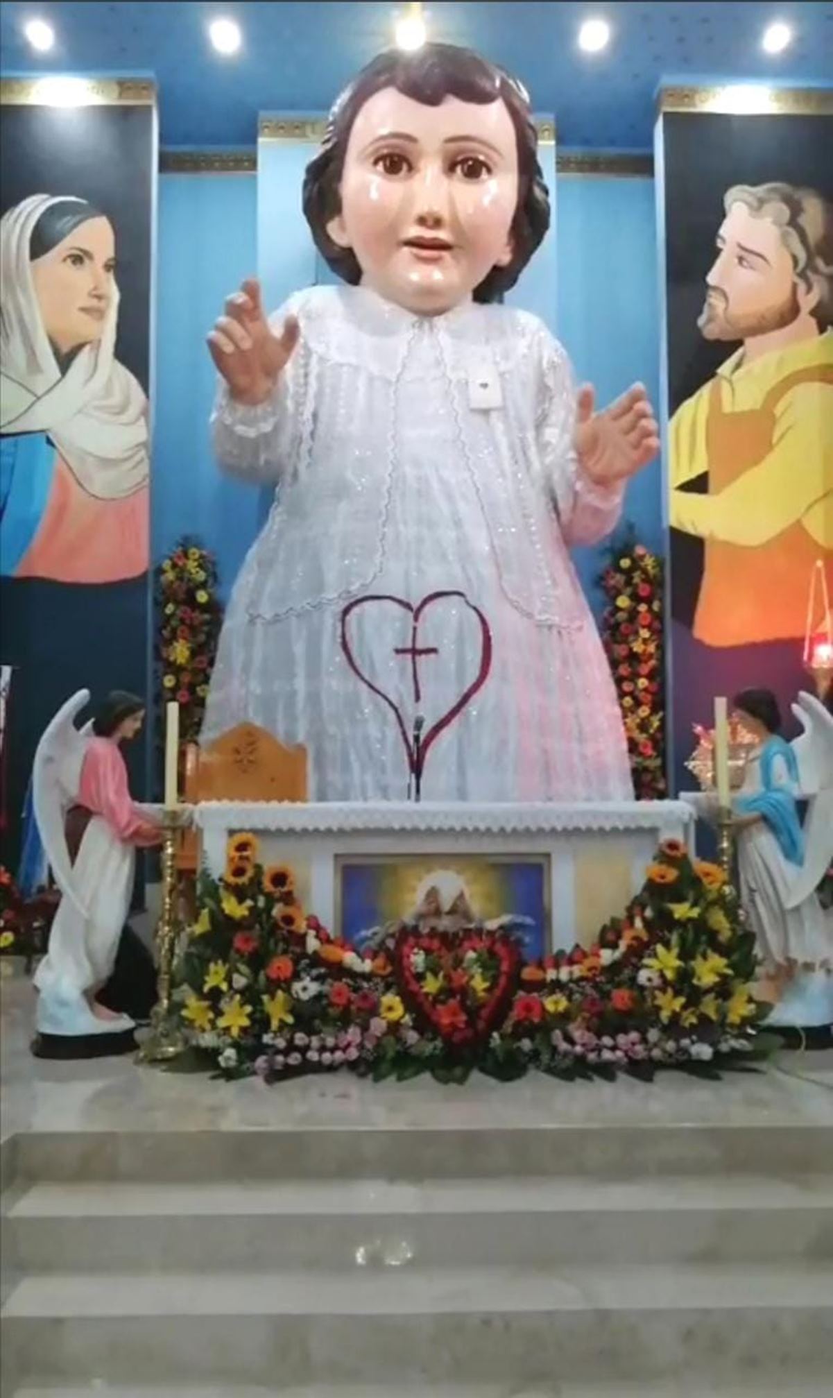 Pandemia empaña primer aniversario del Niño Dios gigante de Zacatecas
