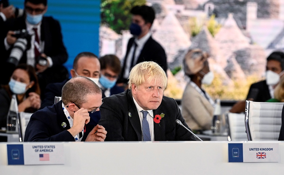 Johnson dice que "no hay posibilidad" de detener el cambio climático en la COP26