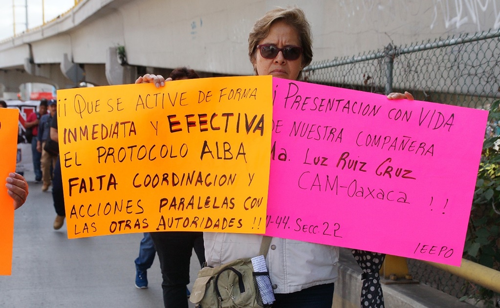 Hallan cuerpo de maestra desaparecida en Oaxaca
