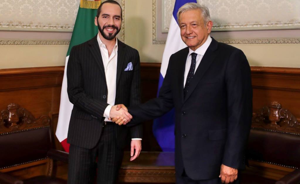 AMLO recibe en Palacio Nacional al presidente electo de El Salvador
