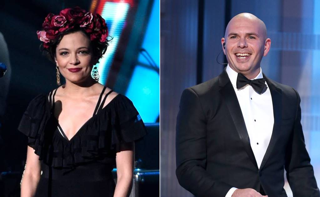 Lafourcade y Pitbull se llevan el Grammy compartido