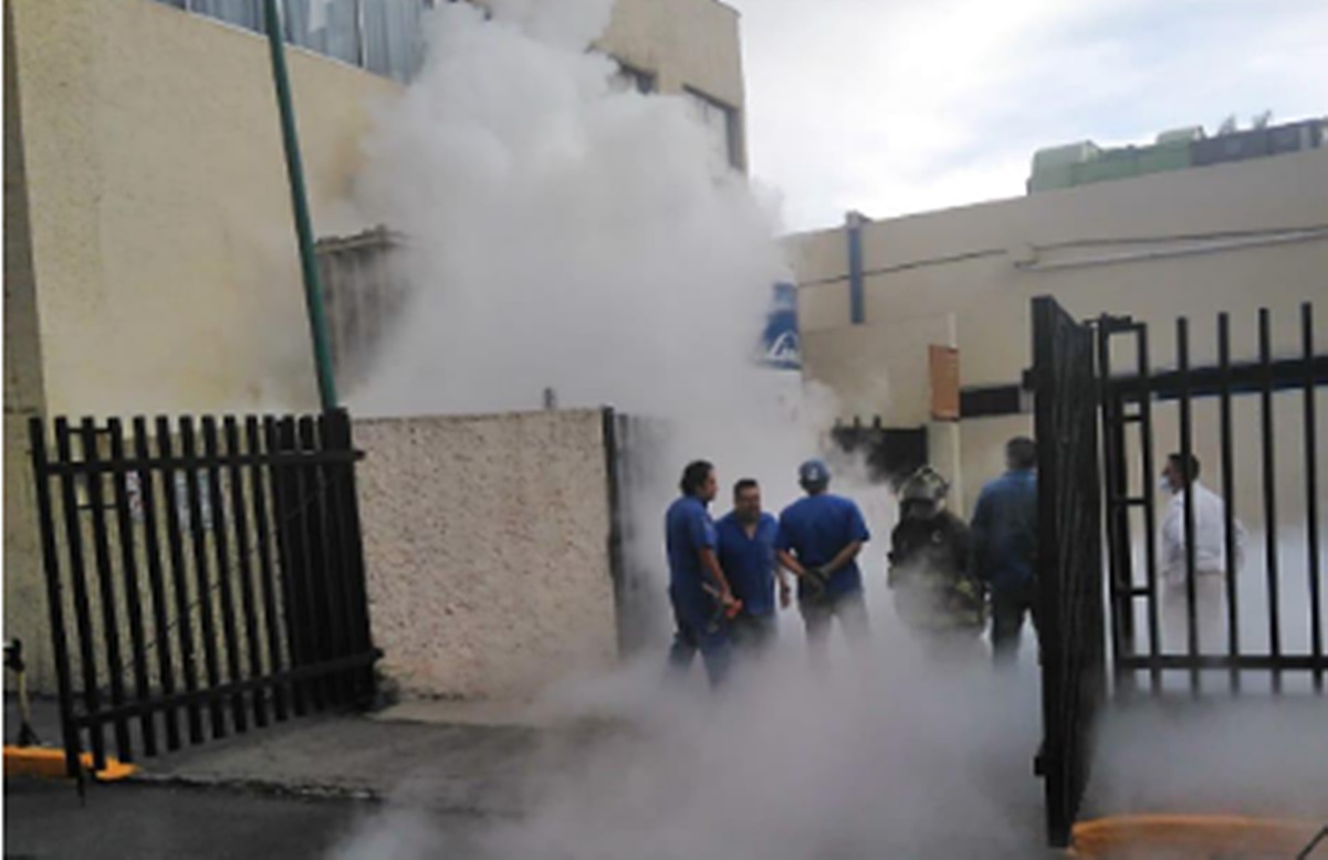 Fuga de oxígeno causó miedo en hospital 58 del IMSS en Tlalnepantla