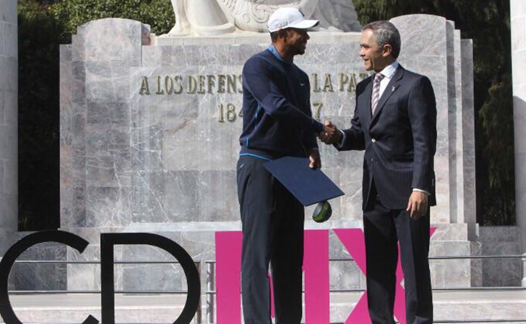 Tiger Woods, nombrado Huésped Distinguido del DF