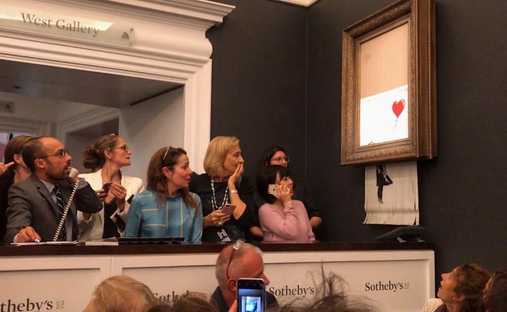 Banksy revela cómo logró la destrucción de su obra en una subasta