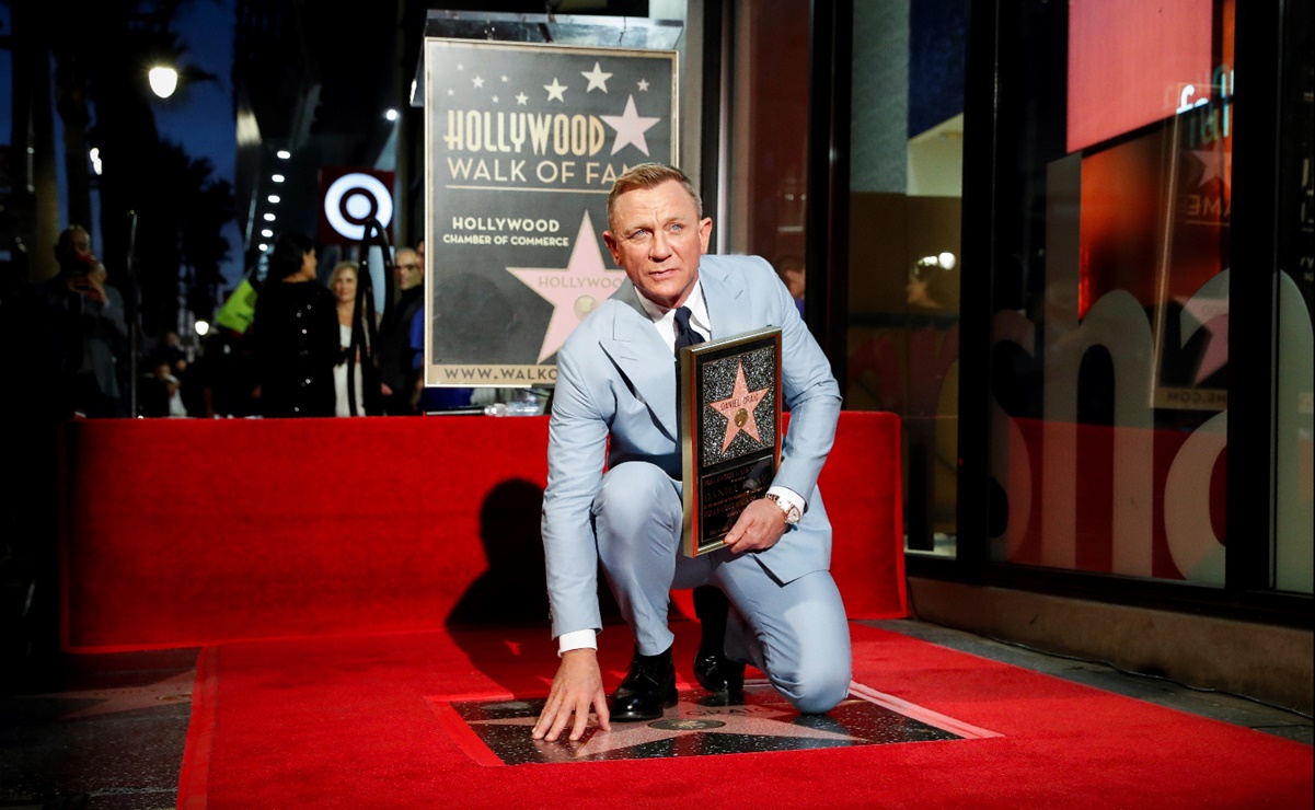 Daniel Craig se despide de James Bond con una estrella en el Paseo de la Fama