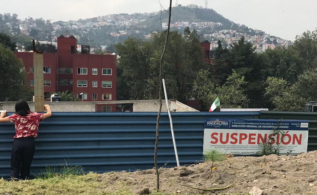 Profepa suspende obra junto a parque nacional de los Remedios, en Naucalpan
