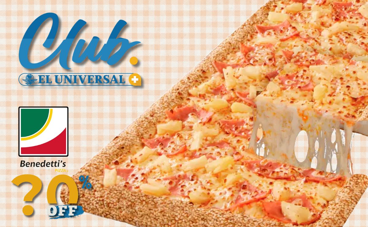 Con Club EL UNIVERSAL obtén un 20% de descuento en Benedetti´s Pizza.  |  Imagen: Angélica Vázquez.