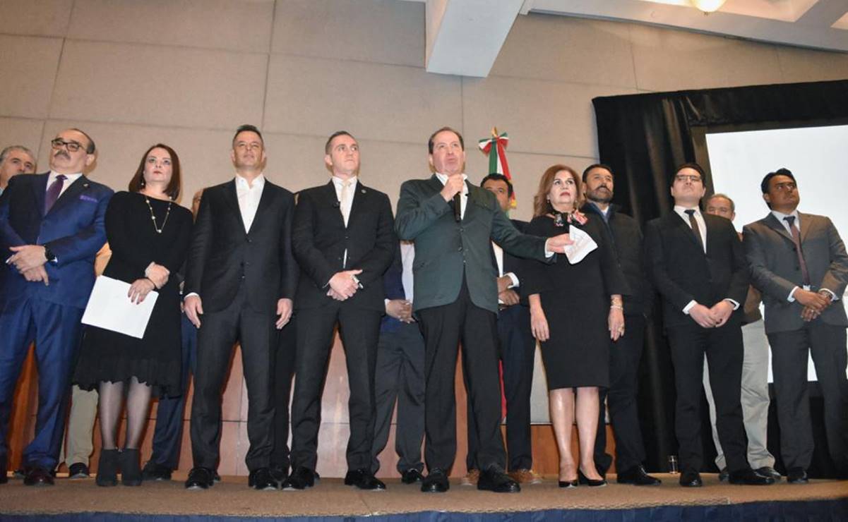 Eruviel Ávila, Murat y Rubalcava anuncian alianza en apoyo a candidatura de Sheinbaum