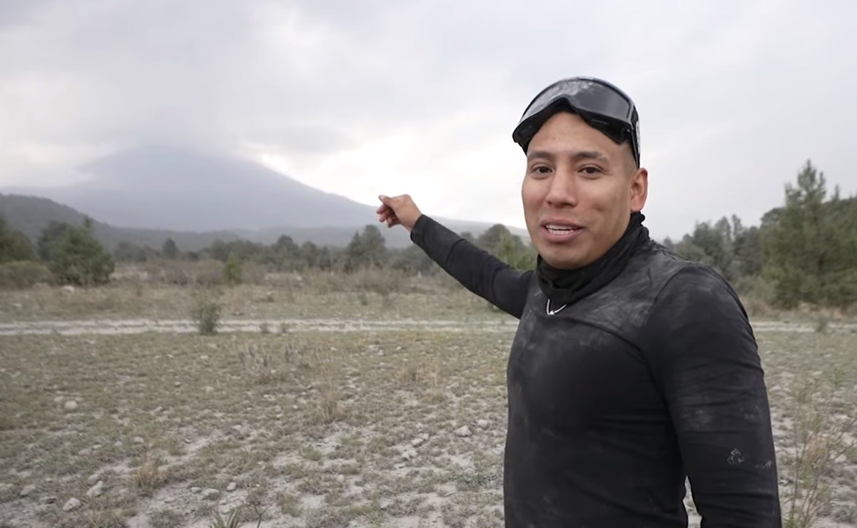 VIDEO: Yulay sube al Popocatépetl pese a alerta volcánica; "parece escena apocalíptica", explica