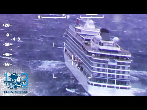 Crucero varado en Noruega