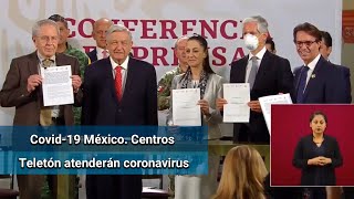 Firman acuerdo para atender coronavirus en centros Teletón