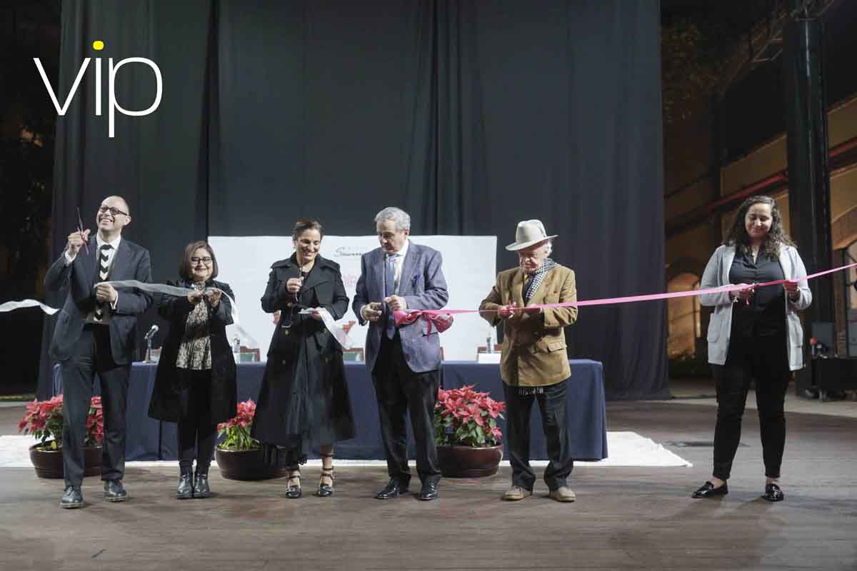 Soumaya Slim inaugura la muestra en honor de Pedro Ramírez Vázquez