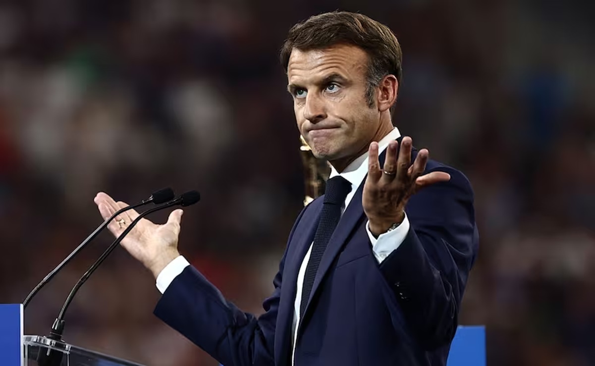 Abuchean a Macron en ceremonia de inauguración del Mundial de Rugby en Francia